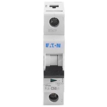 Eaton 286538 PL6-C50/1 1X50A C 6KA Otomatik Sigorta