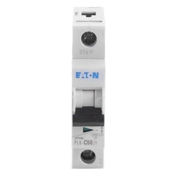 Eaton 286538 PL6-C50/1 1X50A C 6KA Otomatik Sigorta