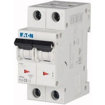 Eaton 286564 PL6-C6/2 2X6A C 6KA Otomatik Sigorta