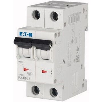 Eaton 286564 PL6-C6/2 2X6A C 6KA Otomatik Sigorta