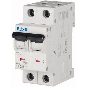 Eaton 286569 PL6-C25/2 2X25A C 6KA Otomatik Sigorta
