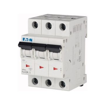 Eaton 286597 PL6-C4/3 3X4A C 6KA Otomatik Sigorta