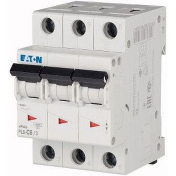 Eaton 286598 PL6-C6/3 3X6A C 6KA Otomatik Sigorta