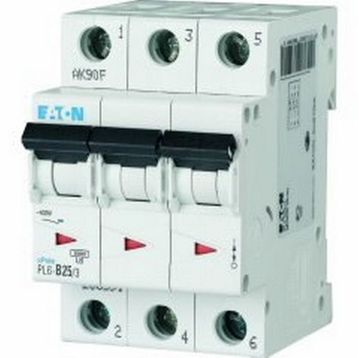 Eaton 286603 PL6-C25/3 3X25A C 6KA Otomatik Sigorta C
