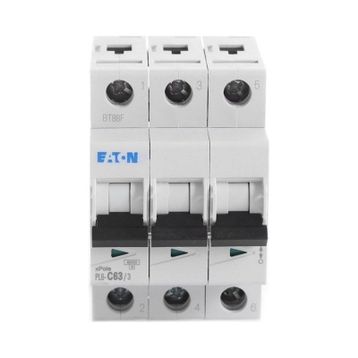 Eaton 286607 PL6-C63/3 3X63A C 6KA Otomatik Sigorta