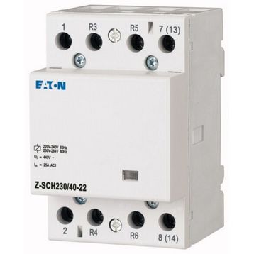 Eaton 40A 230VAC,2NA+2NK Ray Tipi Kontaktör