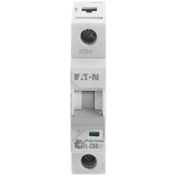 Eaton 4,5kA - C eğrisi - 1x50A Minyatür Devre Kesici