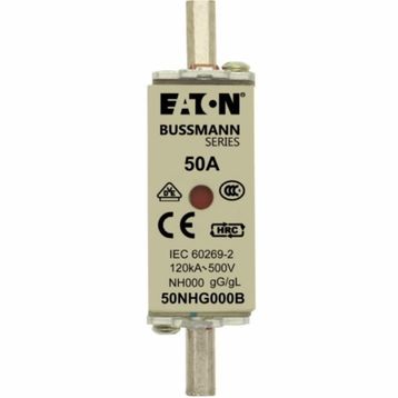 Eaton 50NHG000B 00(000)-Boy Gg/Gl 500 V 120 Ka 50 A NH Sigorta