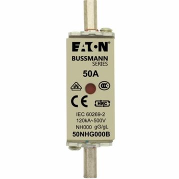 Eaton 50NHG000B 00(000)-Boy Gg/Gl 500 V 120 Ka 50 A NH Sigorta