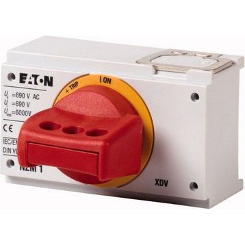 Eaton NZM1-XDVR Kompakt Şalter Kırmızı Döner Kurma Kolu