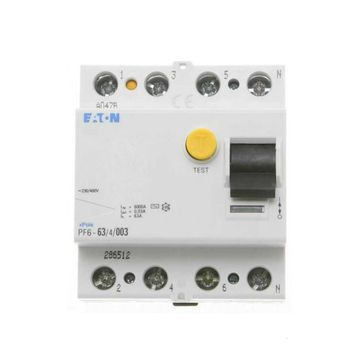 Eaton PF6-63-4-003 4x63A 30mA Kaçak Akım Koruma Rölesi