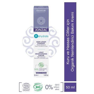 Eau Thermale Jonzac Light Kuru ve Hassas Ciltler İçin 50 ml Organik Nemlendirici Bakım Kremi
