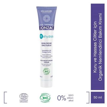 Eau Thermale Jonzac Rich Kuru ve Hassas Ciltler İçin 50 ml Organik Nemlendirici Bakım Kremi