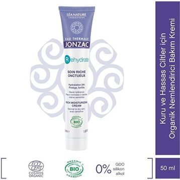 Eau Thermale Jonzac Rich Kuru ve Hassas Ciltler İçin 50 ml Organik Nemlendirici Bakım Kremi