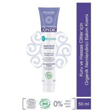 Eau Thermale Jonzac Rich Kuru ve Hassas Ciltler İçin 50 ml Organik Nemlendirici Bakım Kremi