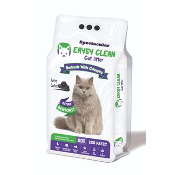 Eaysyclean İnce Taneli 20 lt Active Carbon Kedi Kumu