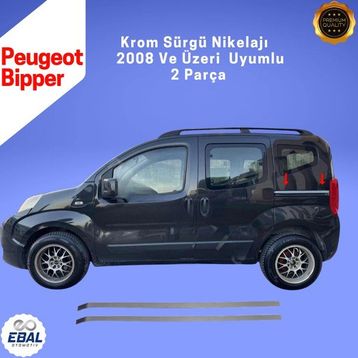 Ebal Oto 2 Parça Krom Peugeot Bipper 2008 Üzeri Sürgü Nikelajı