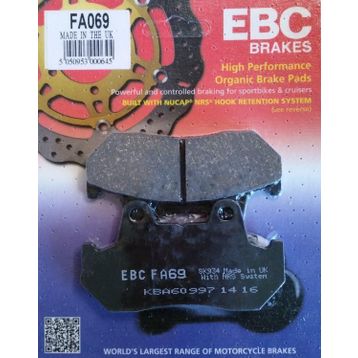 EBC FA069 1987-1990 Honda Xl 600 Transalp Ön Fren Balata