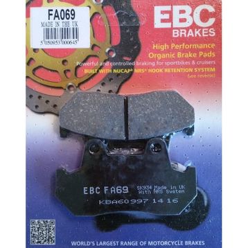 EBC FA069 1987-1990 Honda Xl 600 Transalp Ön Fren Balata
