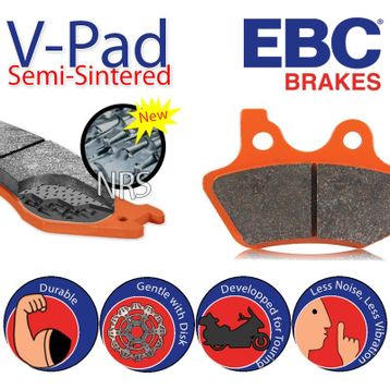 EBC FA088V Yamaha Vmax Yarı Sinterli Arka Fren Balatası