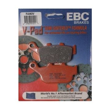 EBC FA140V 2009-2013 Yamaha XJ 6 Yarı Sinterli Standart Tek Renk Arka Fren Balatası