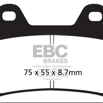 EBC FA244 KTM 1290 Super Adventure Ön Fren Balata