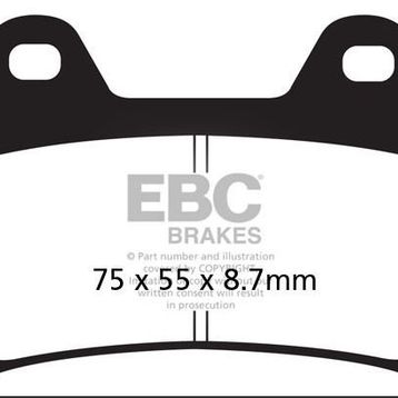 EBC FA244 KTM 1290 Super Adventure Ön Fren Balata