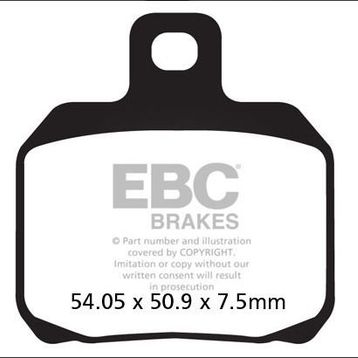EBC FA266V Ducati Monster 696 Arka Fren Balatası