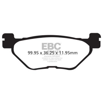 EBC SFA319 Yamaha Tmax 530 Standart Tek Renk Arka Fren Balatası