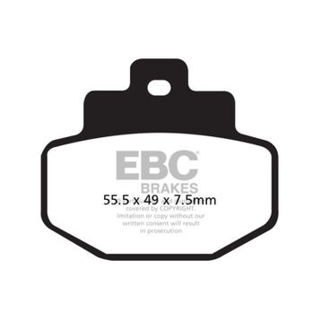 EBC SFA321 Organik Vespa Gt 200 Arka Fren Balatası