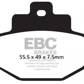 EBC SFA321 Organik Vespa Gt 200 Arka Fren Balatası