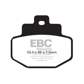 EBC SFA321 Organik Vespa Gt 200 Arka Fren Balatası