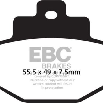 EBC SFA321 Organik Vespa Gt 200 Arka Fren Balatası