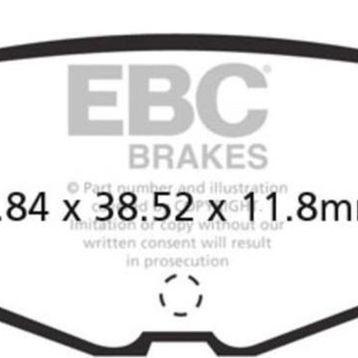 EBC SFA408 Yamaha XP 500 S 2004-2007 Arka Fren Balatası