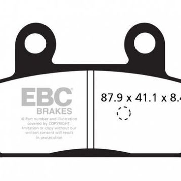 EBC SFA412 2007-16 Suzuki Burgman AN 400 Arka Fren Balatası