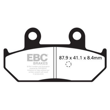 EBC SFA412 2007-16 Suzuki Burgman AN 400 Arka Fren Balatası