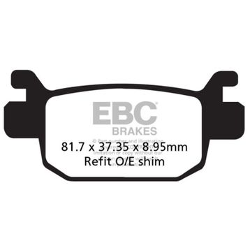 EBC SFA415 Honda SH 300 Arka Fren Balatası