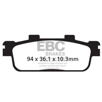 EBC SFA427 SYM Joymax 250i Arka Fren Balatası