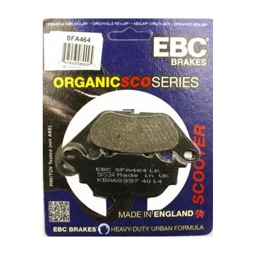 EBC SFA464 2007-2016 Yamaha YBR 125 Standart Tek Renk Ön Fren Balatası