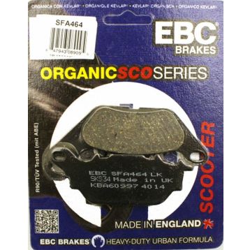 EBC SFA464 2007-2016 Yamaha YBR 125 Standart Tek Renk Ön Fren Balatası
