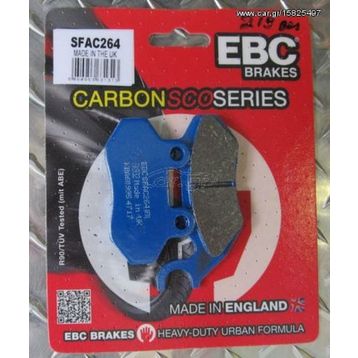 EBC SFAC264 Karbon Sym Fiddle III 200I Ön Fren Balatası