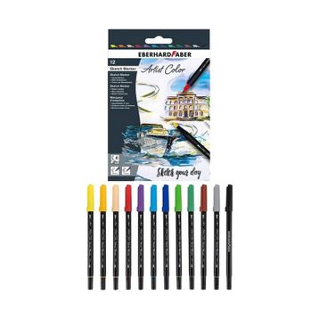 Eberhard Faber 12'li Artist Color Eskiz Markörü