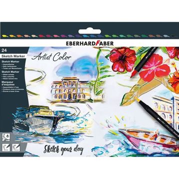 Eberhard Faber 24'lü Set Artist Color Eskiz Markörü