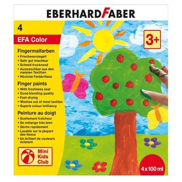 Eberhard Faber 4x100 ml Parmak Boyası