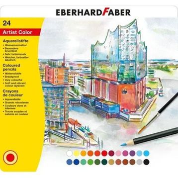 Eberhard Faber Artist Color Aquarell Sulu Boya Kalemi Seti 24 Renk
