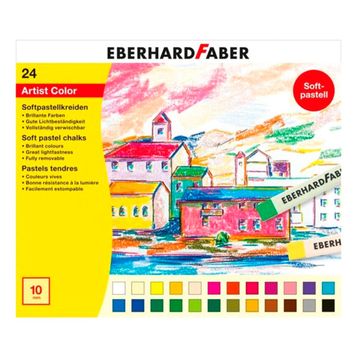 Eberhard Faber EFA522524 24 Renk Soft Pastel Boya