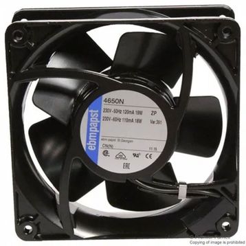 Ebmpapst 4650N 220 Vac Kare Fan