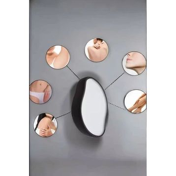 EC Shop Bappir Crystal Eraser Epilasyon Aleti Tüy Silgisi Tüy Alıcı Gümüş Krom Fiziksel Kristal Epilatör