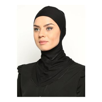 Ecardin 476618 Siyah Boyunluklu Hijab Bone