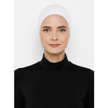 Ecardin 85511 Dikişsiz Bone -Beyaz